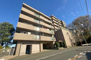 ダイアパレス日吉ヶ丘の外観（北西側から）-