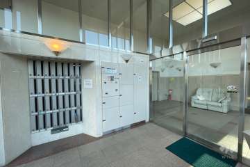 共用ポストと宅配ボックス