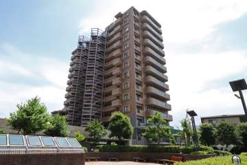 ヴィルクレール二子多摩川の外観（北西側から）