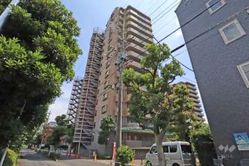 ヴィルクレール二子多摩川の外観（北西側から）