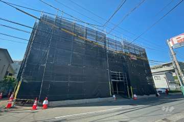 クレッセント高津２の外観（北東側から）