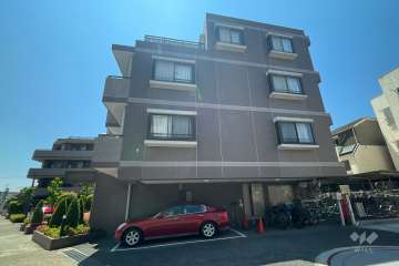 クレストフォルム武蔵新城の外観（北側から）