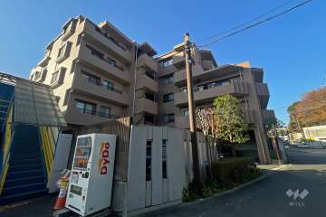 クレッセント溝の口4の外観（北東側から）