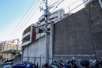 ヒューマンスクエア日吉ウルビノの外観(北東側から)　