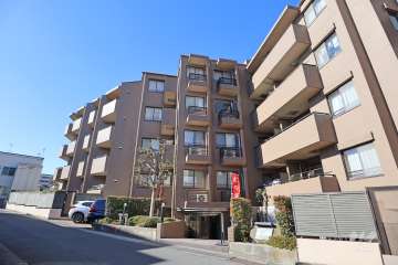 クレッセント二子多摩川4の外観（南東側から）