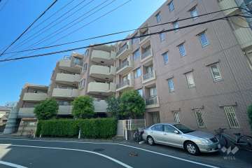 クレッセント二子多摩川5の外観（西側から）