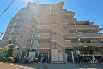 ナイスアーバン二子多摩川の外観（北西側から）