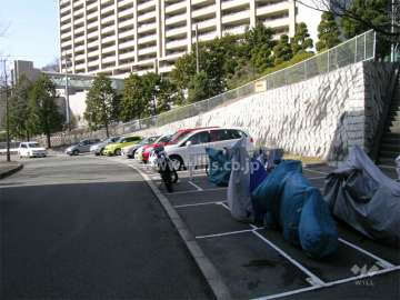 平面の敷地内駐車場