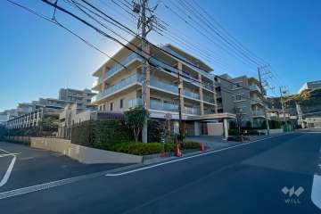 メロディーハイム高津ラフレの外観（北西側から）