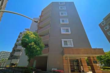 エクセレントシティ武蔵新城アクトラージュの外観（西側から）