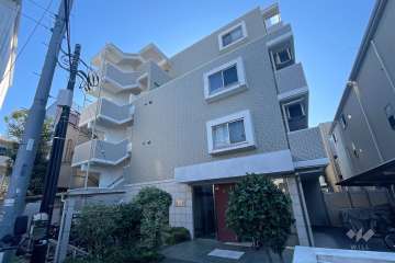 エクセリア二子多摩川２の外観（北西側から）