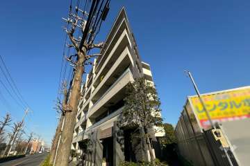 プレジール高津の外観（南東側から）