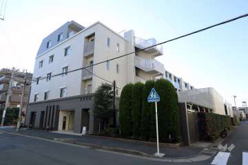 クレストフォルム武蔵新城サウススクエアの外観（北東側から）