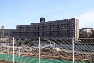 梶ヶ谷プラザビルの遠景