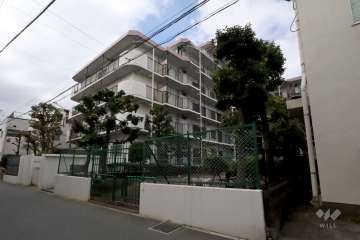 ハイラーク武蔵小杉の外観(北東側)から