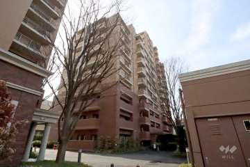 メイフェアパークス溝の口E棟の外観（北東側から）