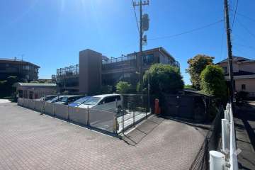 マイキャッスル溝の口ヴィレッジの外観（北側から）　