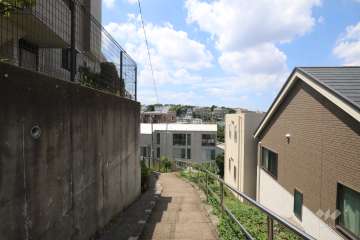 敷地北側の前面道路