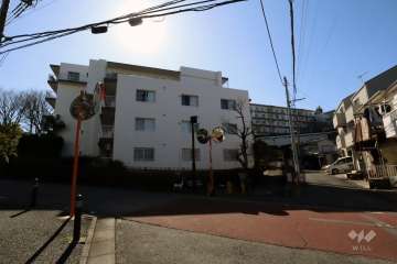 ユーカリハイツ久末の外観（北側から）