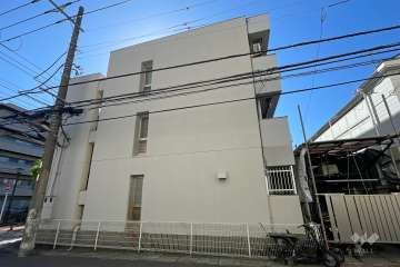 マック第2溝ノ口マンションの外観（西側から）　