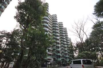 パークシティ溝の口E棟の外観(北東側から）