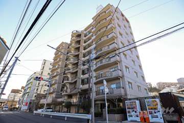 グリーンパーク溝の口の外観（北東側から）