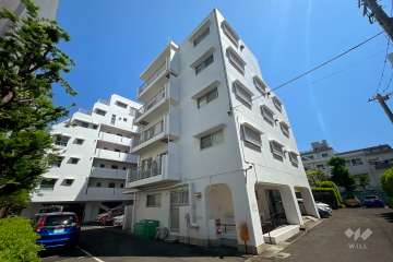 溝の口サンビューハイツの外観（北西側から）