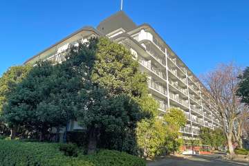 日商岩井溝の口マンションＡ棟-の外観（南7西側から）