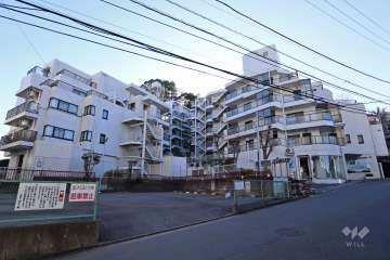 キャニオンマンション溝の口の外観（北東側から）