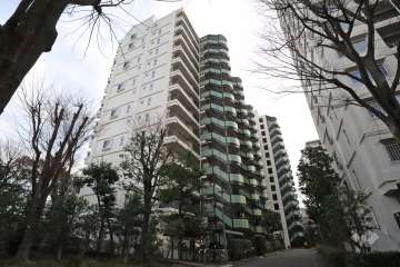 パークシティ溝の口D棟の外観(北西側から）