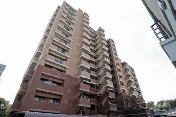 メイフェアパークス溝の口F棟の外観（北東側から）