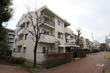 パークシティ溝の口F棟の外観(北東側から）