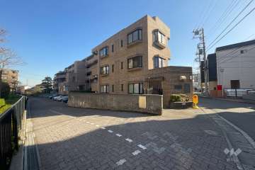 コード梶が谷Ｂ棟の外観（北西側から）　