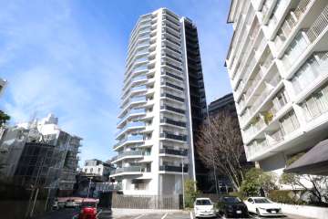 プレミスト白金（白金6丁目）の外観(南東側から)