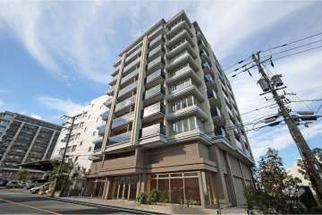 レ・ジェイド箕面船場 ノースレジデンスの外観（北東側から）