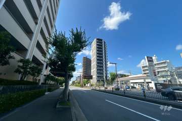 グランドメゾン本山四谷通の遠景（南西側から）