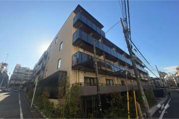 リビオレゾン参宮橋の外観（北西側から）