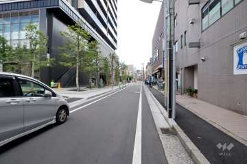 敷地南西側の前面道路