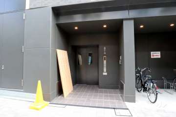 駐輪場の出入り口