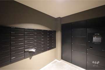 共用ポストと宅配ボックス