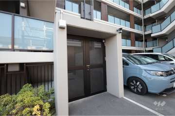 駐輪場の出入り口