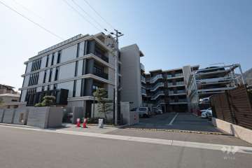 シエリア宝塚の外観（北側から）