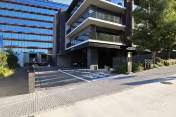 駐車場の出入り口