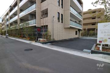 駐車場の出入り口