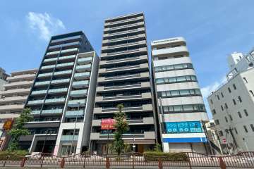 サンクレイドル池下の外観(南東側から)