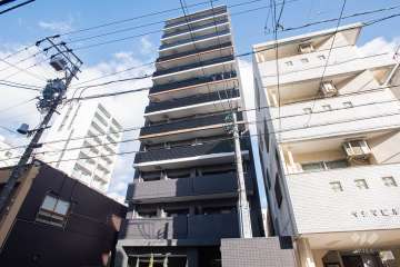 メイクス矢場町Ⅱの外観（南西側から）