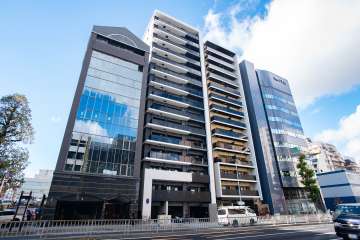 オープンレジデンシア金山ザ・プレイスの外観（南東側から）