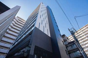 エステムコート名古屋鶴舞Ⅱレアーヴの外観（北東側から）