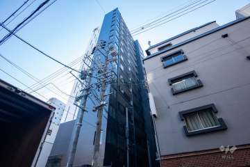 エステムコート名古屋鶴舞Ⅱレアーヴの外観（北西側から）