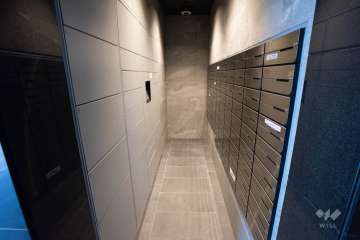 共用ポストと宅配ボックス